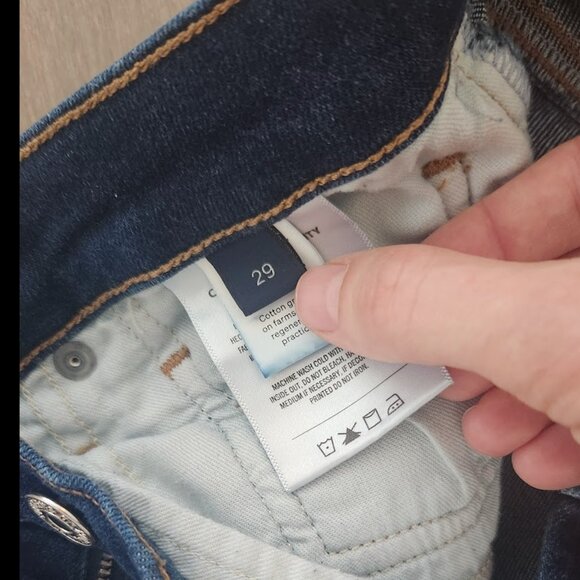 Citizens of Humanity Caia straight leg, 29. Color Lotus/ dark blue - Picture 4 of 4